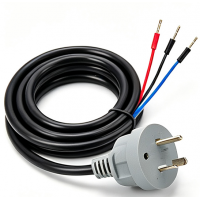 dian--89 Type F (Schuko ) Power Cord with Bare Leads
