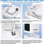 Portable Air Conditioner with 9L Water Tank