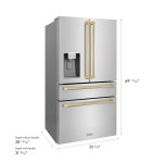36 in. 28.9 cu. ft. Refrigerator